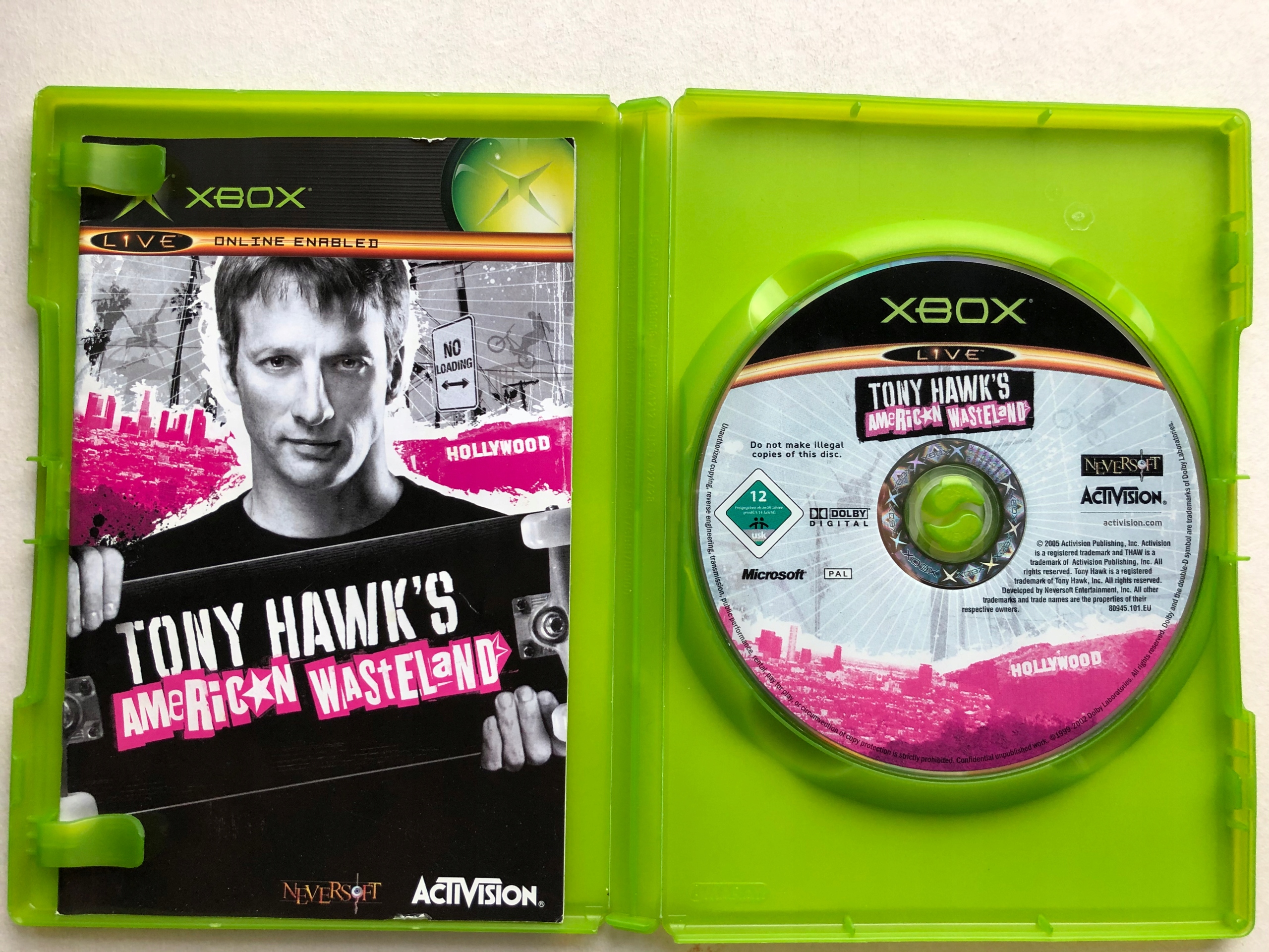 Gra Tony Hawk's American Wasteland Xbox *** KLASYK Platforma Xbox
