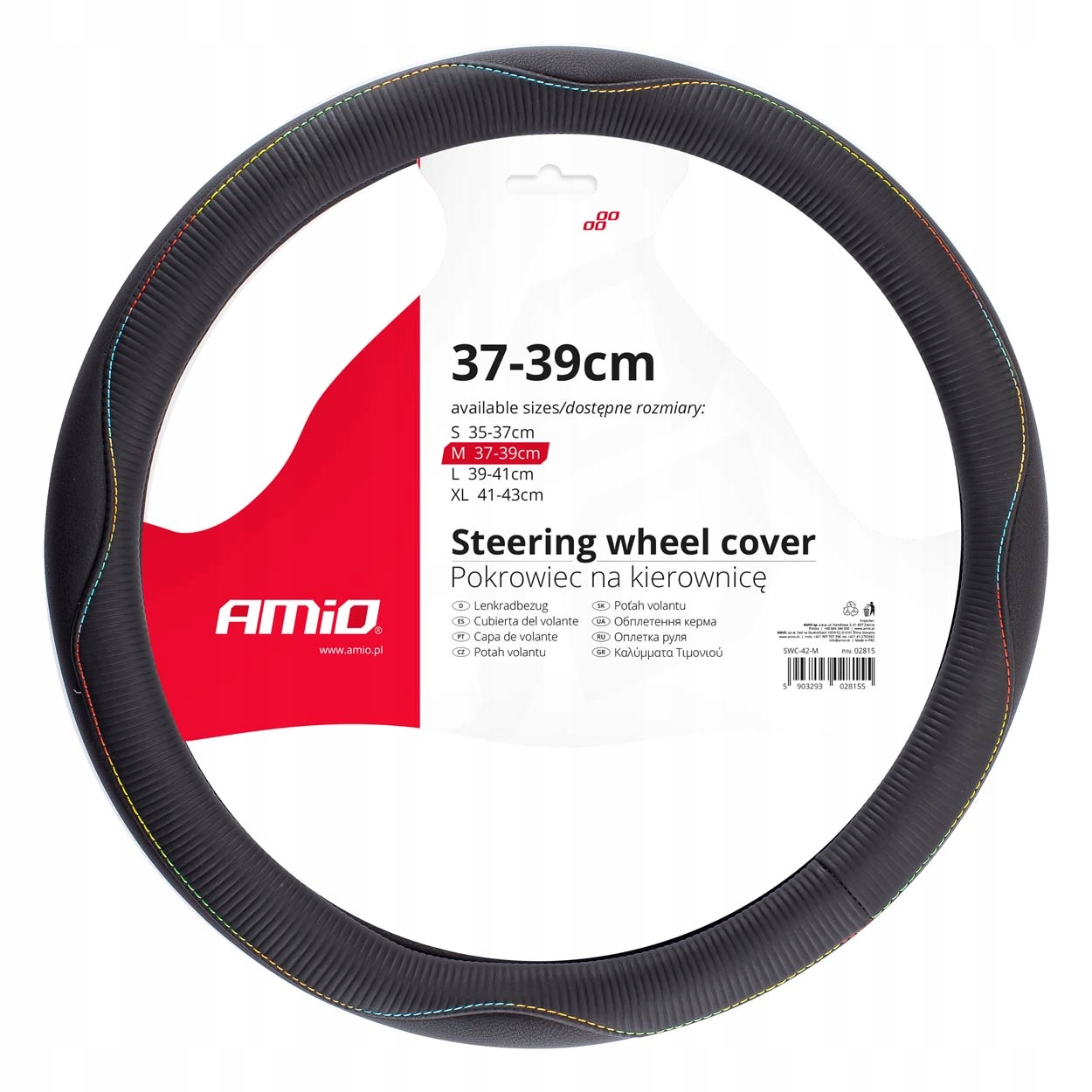 

Pokrowiec Na Kierownice Nakładka Czarny Uniwersal.