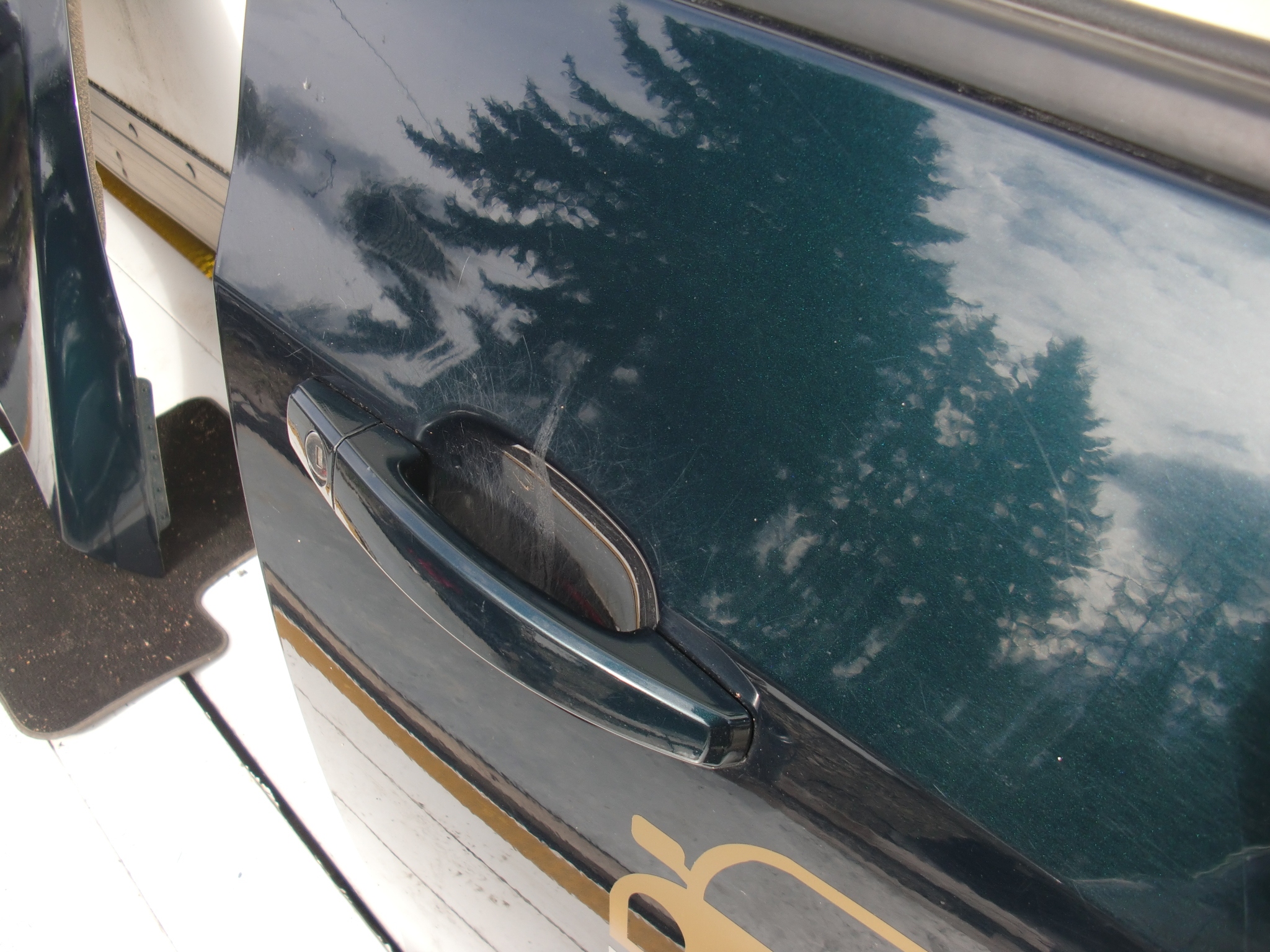 OPEL ZAFIRA C TOURER 2015 door right front front green Z30V complete