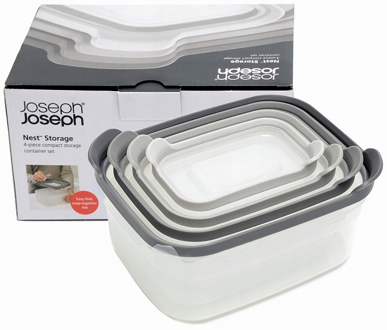 

4 pojemniki Joseph Joseph Nest z pokrywkami