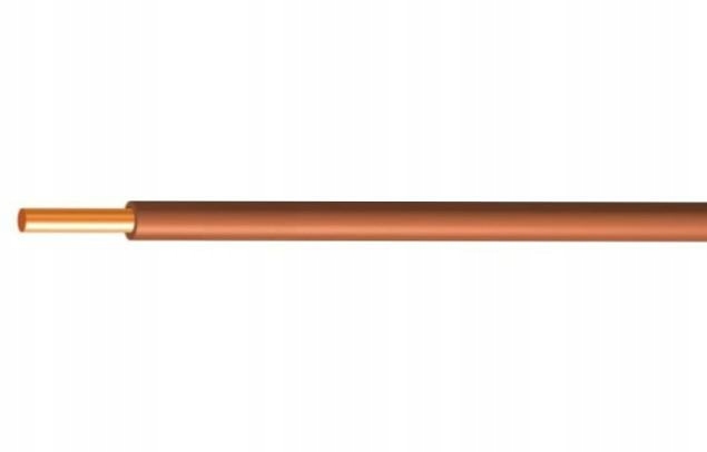 

Przewód Dy 1x10mm2 450/750V brązowy 1mb 10mm2 Pl