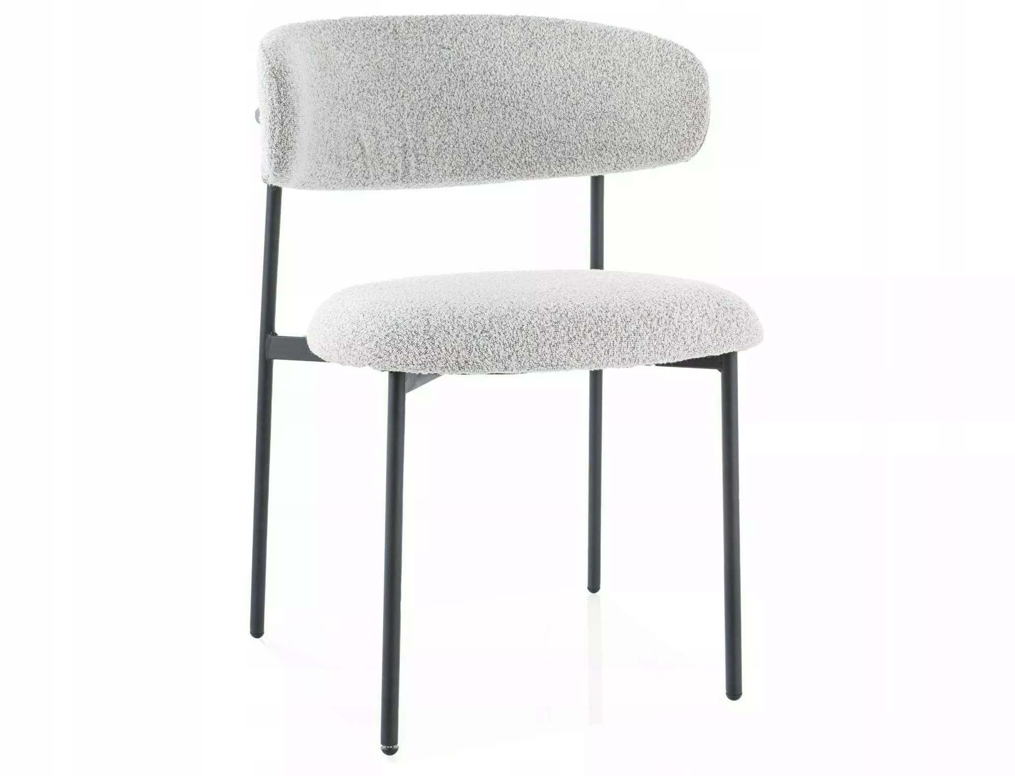 Čalúnená stolička Elton čierna/béžová Sig