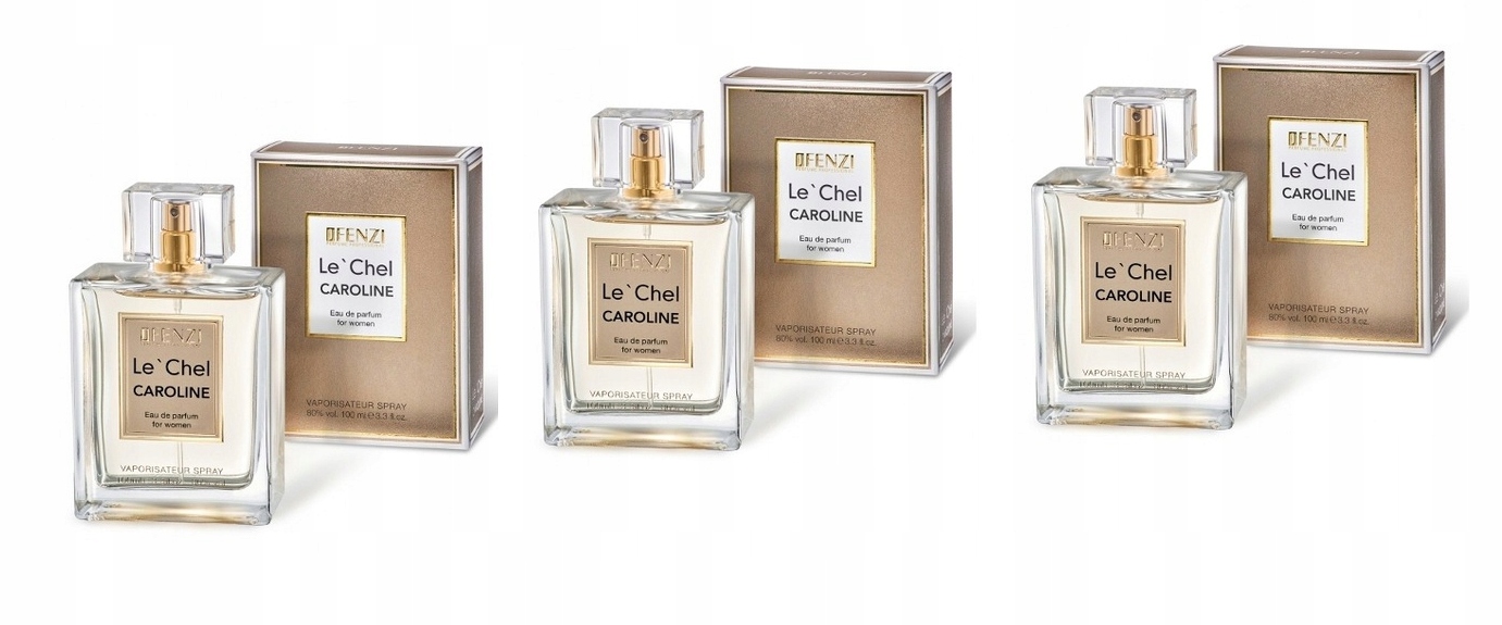 Jfenzi Le'chel Caroline 3x100ml Edp Women