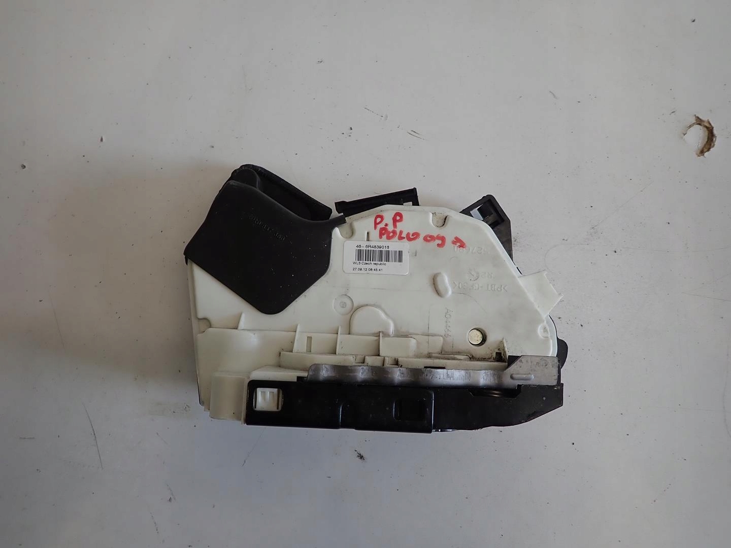 lock door right rear part VW POLO V 2009- 6R4839016