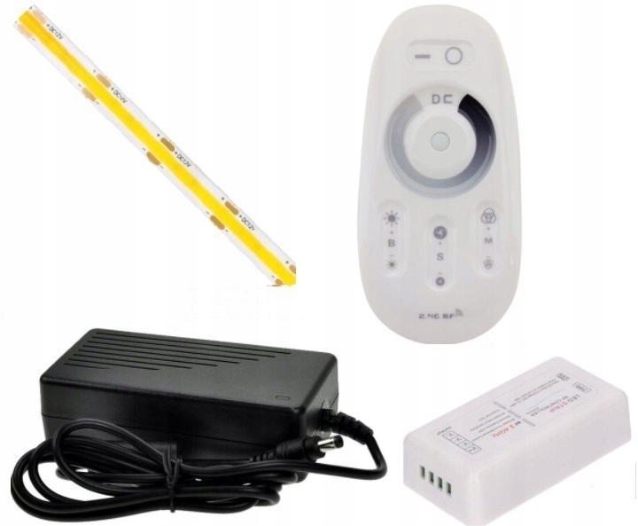 ZESTAW 3m TASMA COB 1440 LED BIALY NEUTRAL PILOT