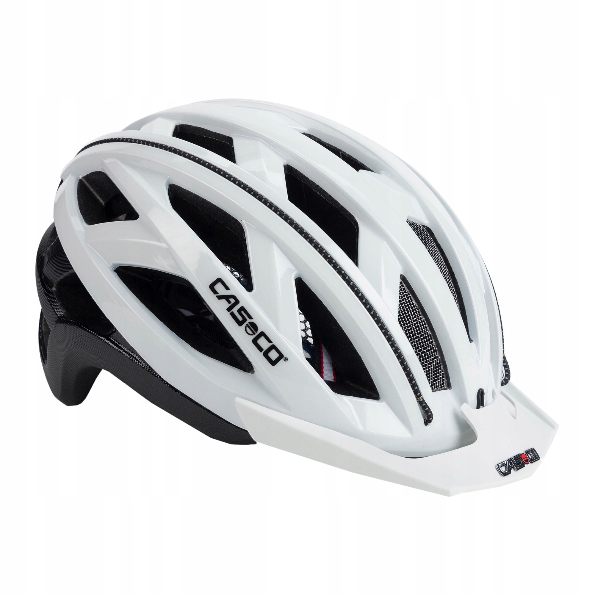 Kask rowerowy damski Casco Cuda biało-czarny 2 04.1607 56-58 cm (M)