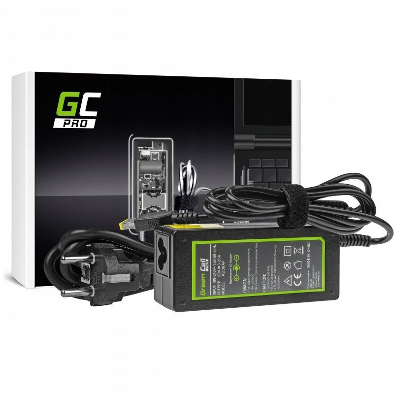 Green Cell Zasilacz Pro 20V 3.25A 65W Slim Tip do Lenovo B50