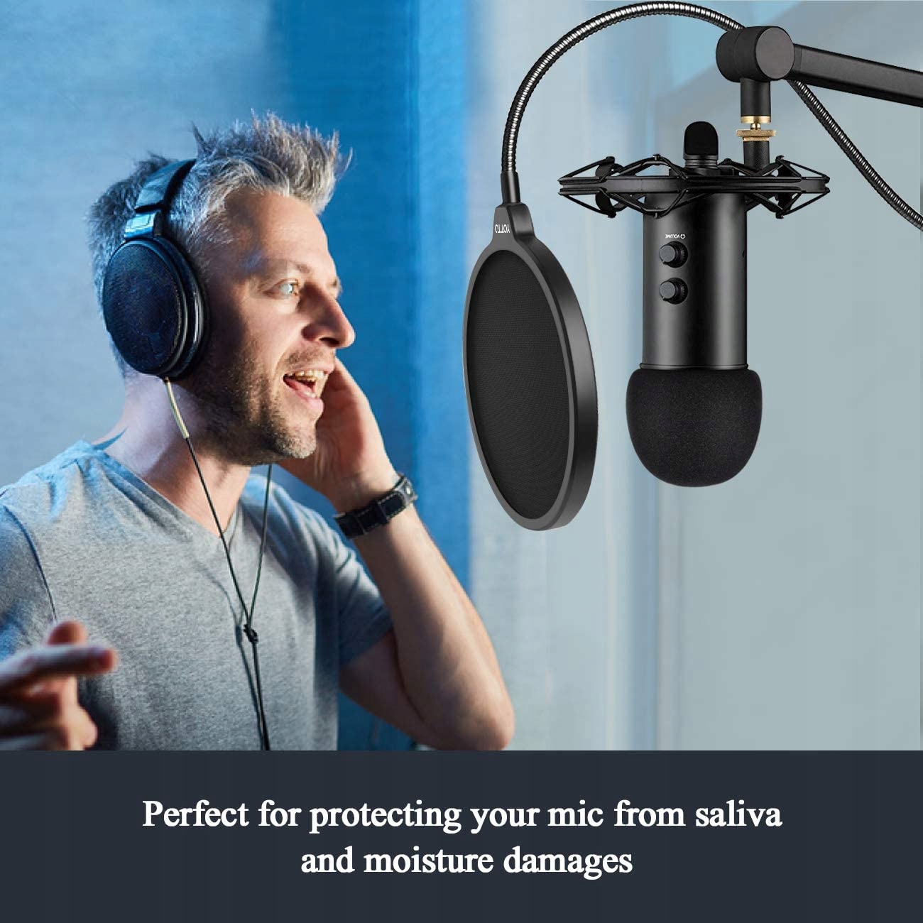 STUDYJNY POP FILTR OSŁONA FILTER MIKROFONOWY Marka Yotto