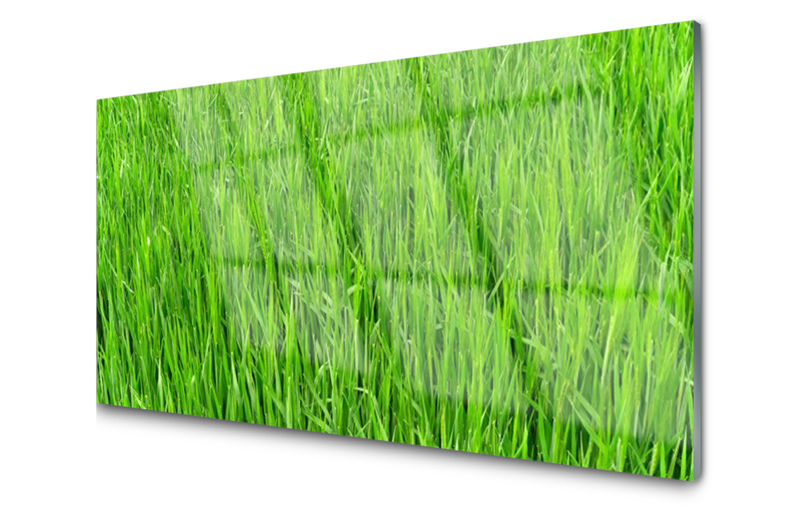 

Panel szklany Płytka Zielona Trawa 120x60 + Klej