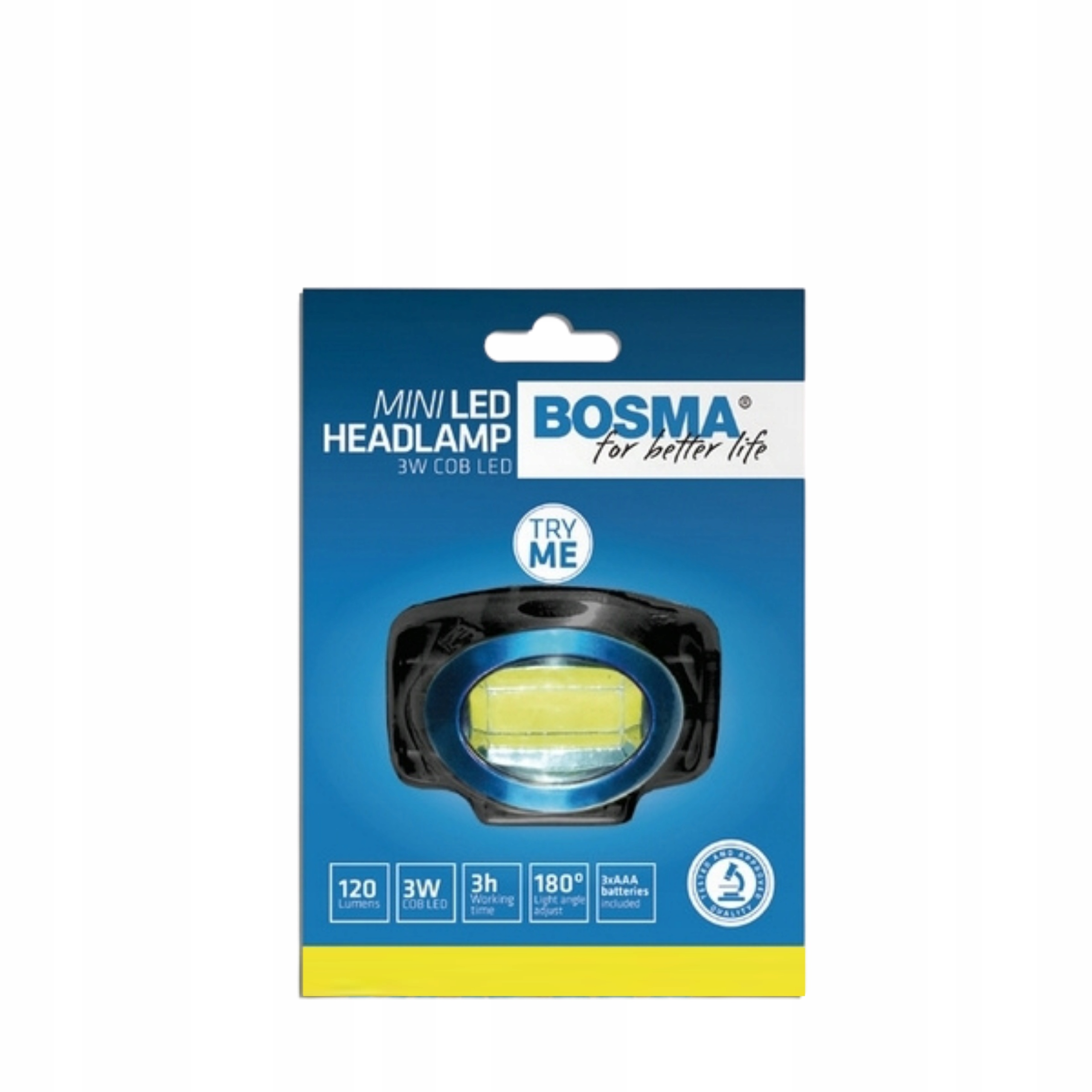 

Bosma Latarka Led 120 Lm Czołowa Mini