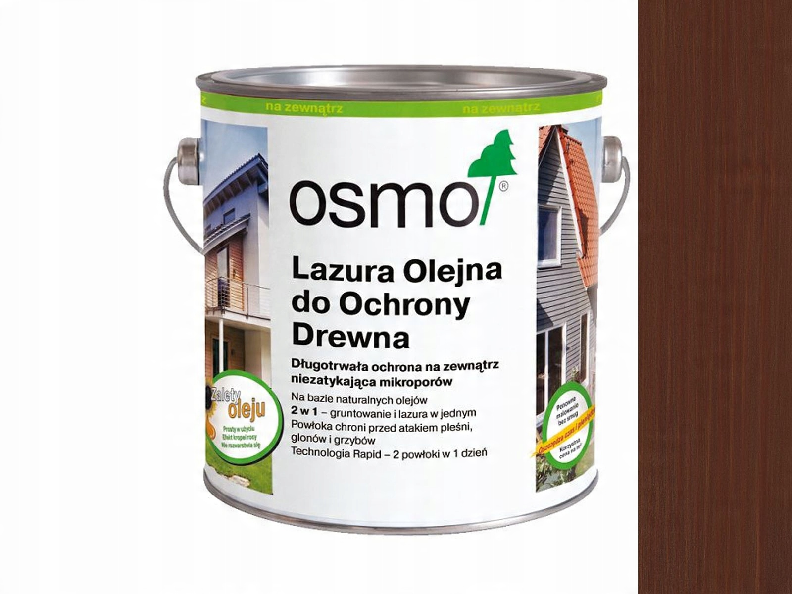 

Osmo 703 Lazura Ochronna do drewna Mahoń 125ml