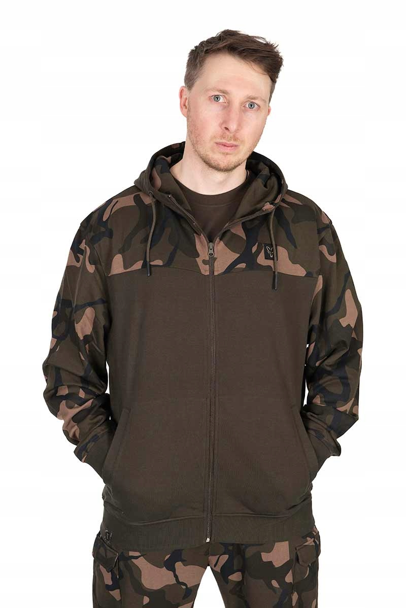 Bluza Khaki/camo Split Zip Hoody Rozmiar M Fox
