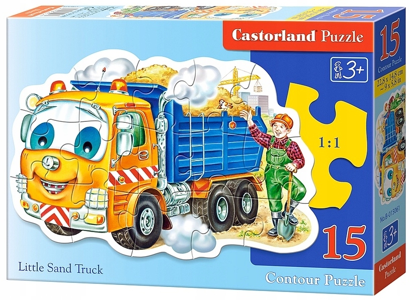 

Puzzle Little Sand Truck 15 el. Castorland 3+