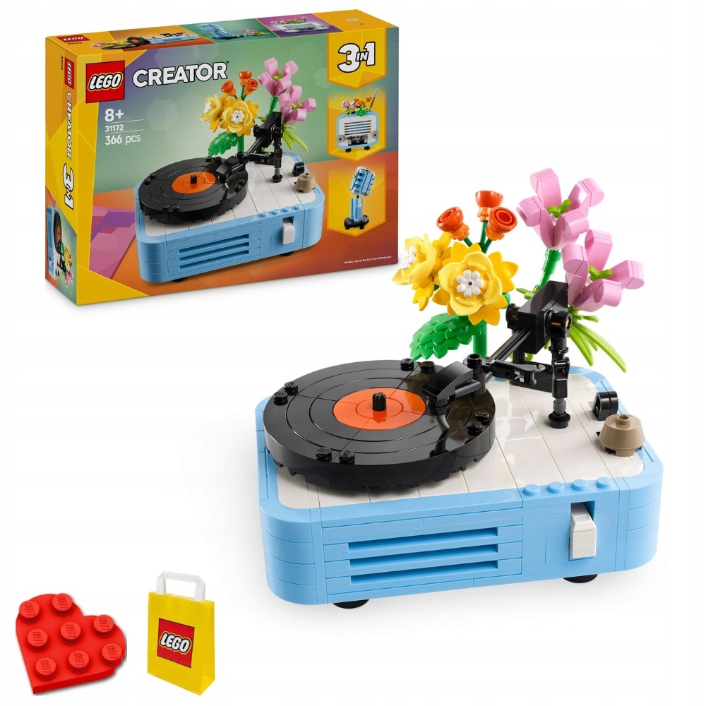 Lego Creator 31172 Gramofon 3v1 rádio mikrofon sada