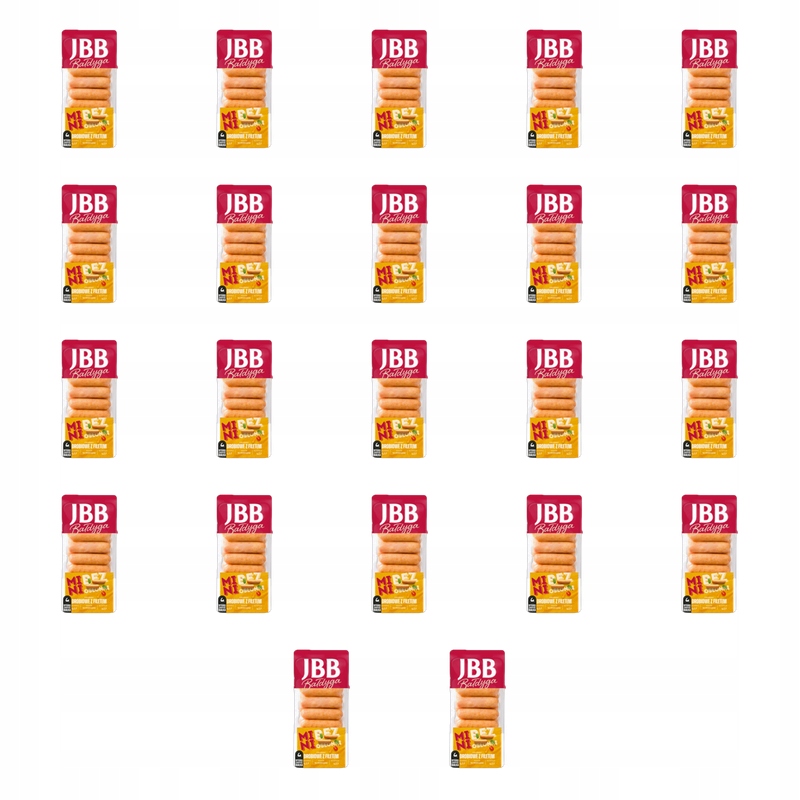 Drůbeží klobásy s mini filetem bez obalu 180 g Jbb X22