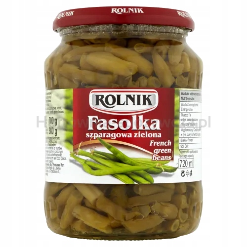 Rolnik Fazole chřestová zelená 720 ml