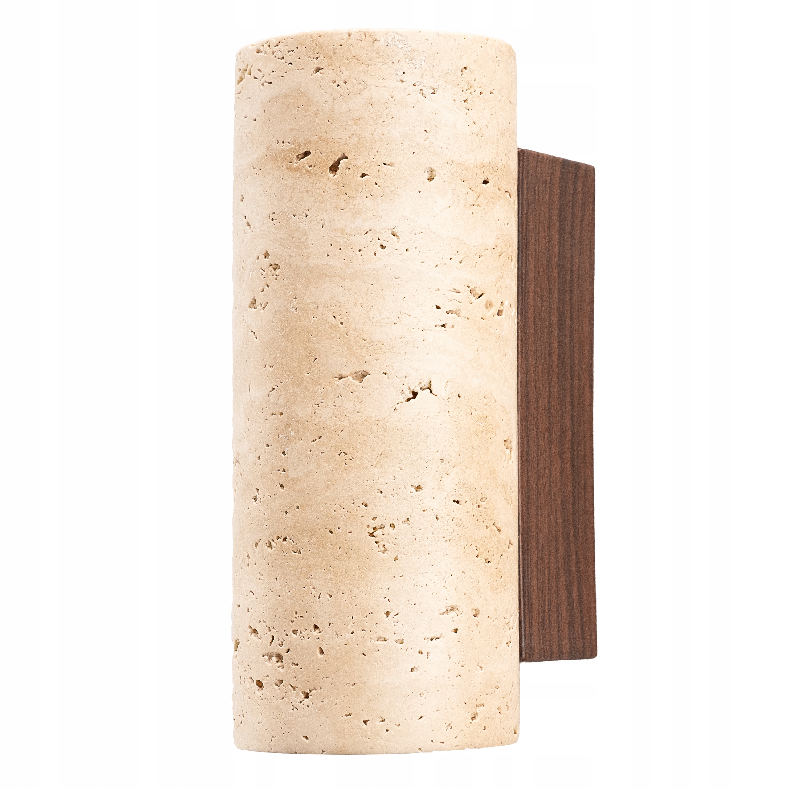 Kinkiet Led Lampa Ścienna Kamień Naturalny Beż