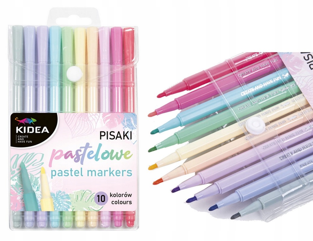

Kidea Flamastry Pisaki Pastelowe