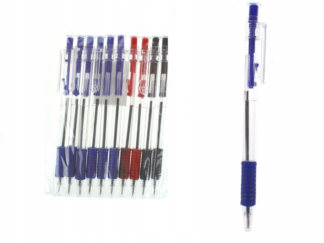 

Długopisy Tradycyjne automatyczne 10szt Mix kolor