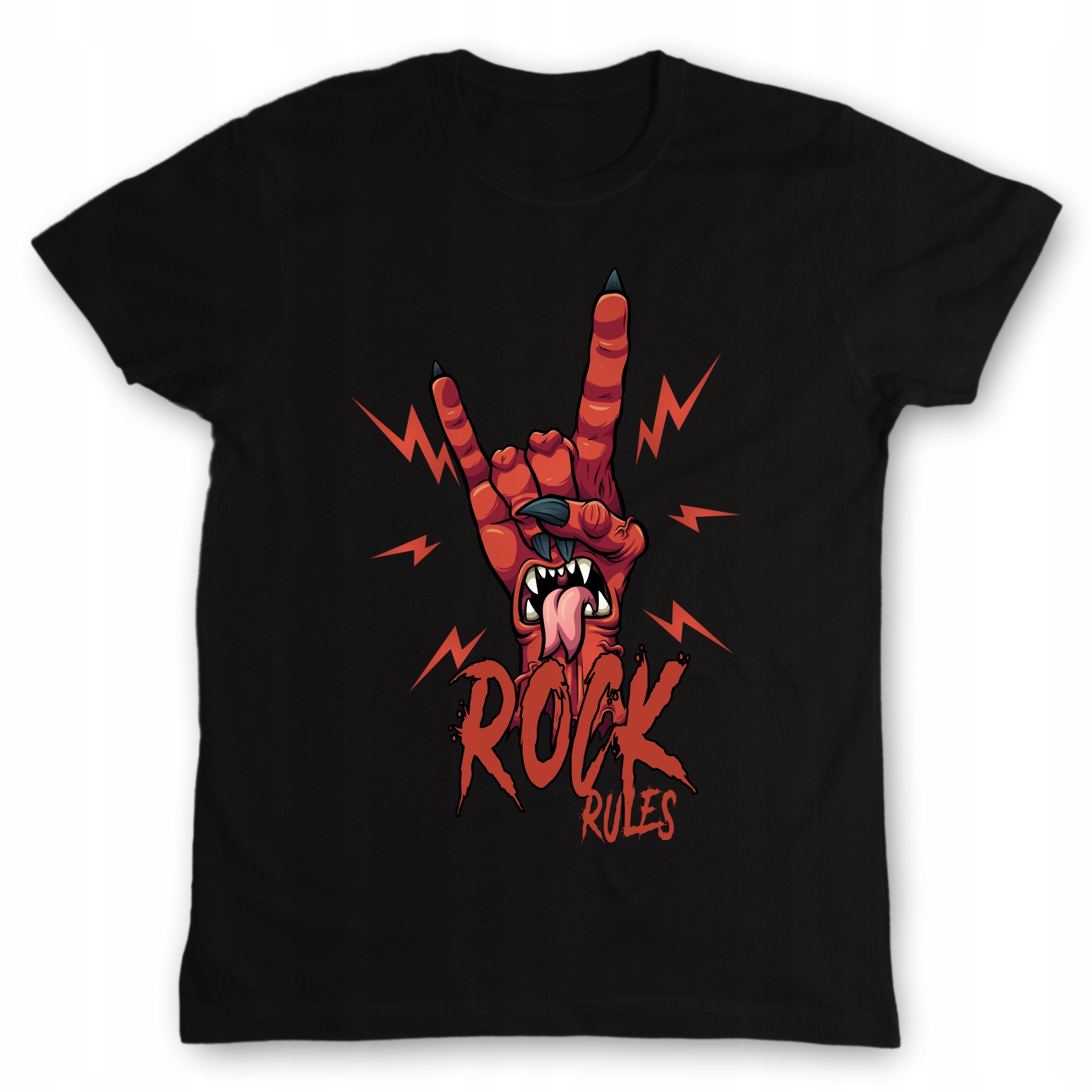 

Koszulka Rockowa Rock Rules Muzyka M