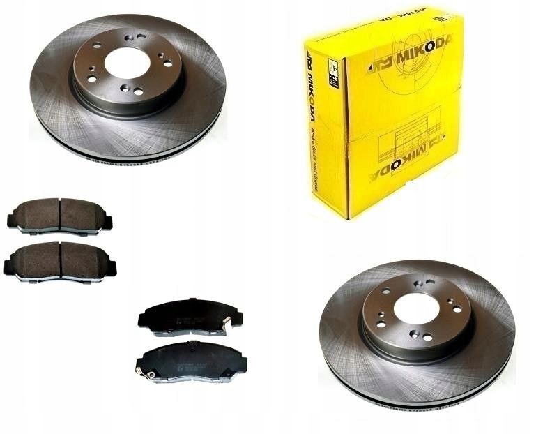 Kotouče Honda CIVIC VIII Fa Fd 2005-2012 Přední Sada 282MM 4 Dveře