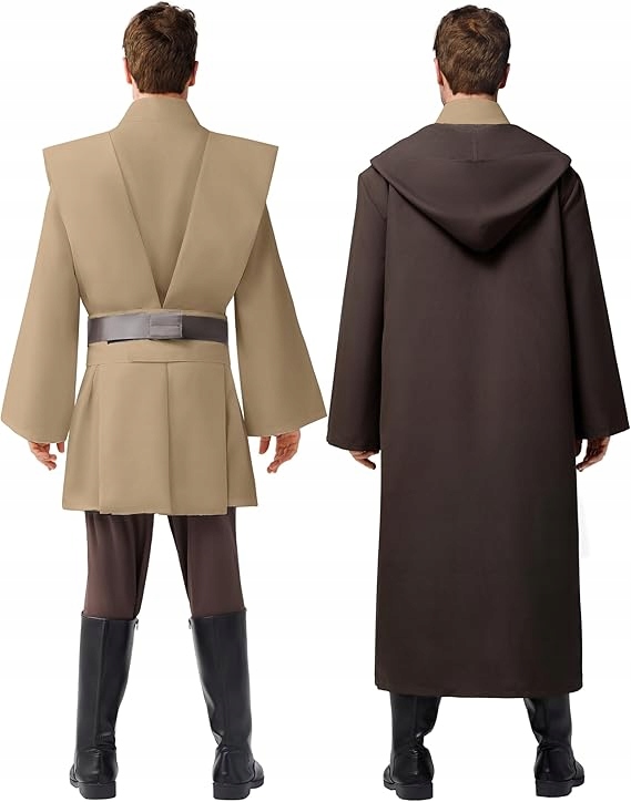 Kostým Bojovníka Jedi Pro Muže Šaty Kalhoty Pásek Halloweenský Set