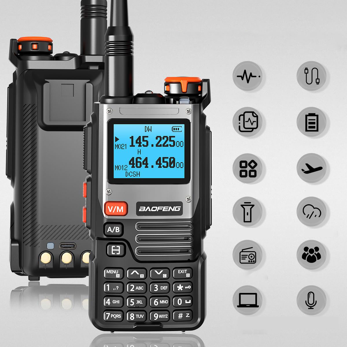 KRÓTKOFALÓWKA WALKIE TALKIE Baofeng UV-K6A RADIOTELEFON Kod producenta UV-K6A