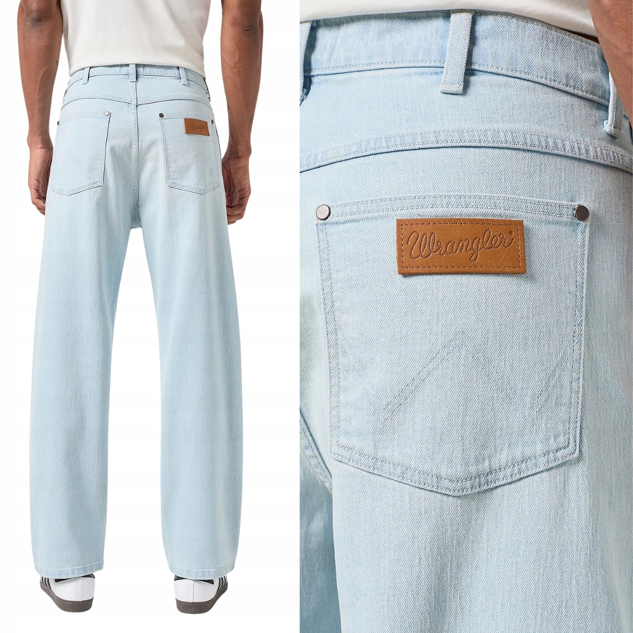 Wrangler Redding loose Rocky velmi volné jednoduché džínové kalhoty W31 L34