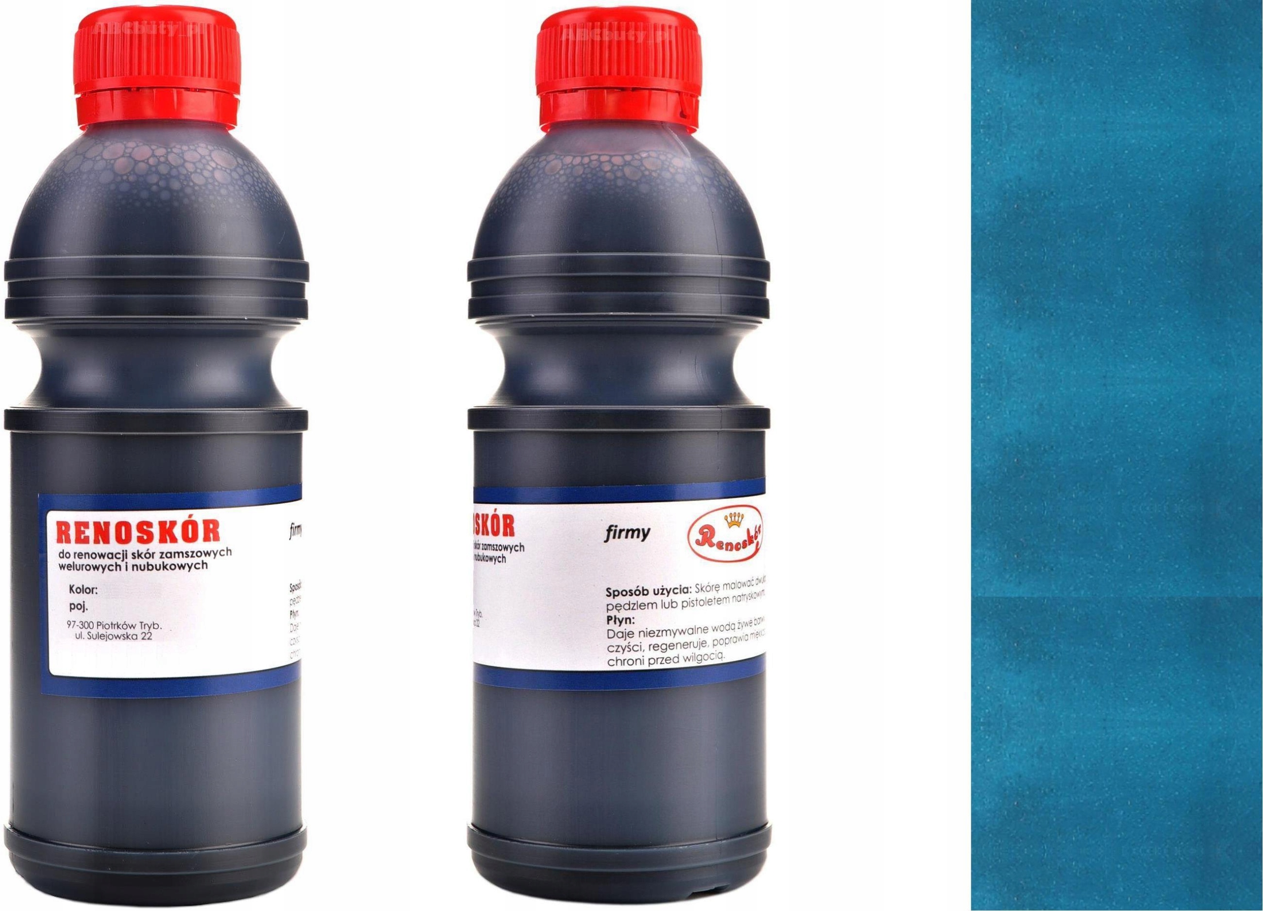 Modrá Barva pro renovaci Velurového Čalounění volantu Alcantary 250 ml