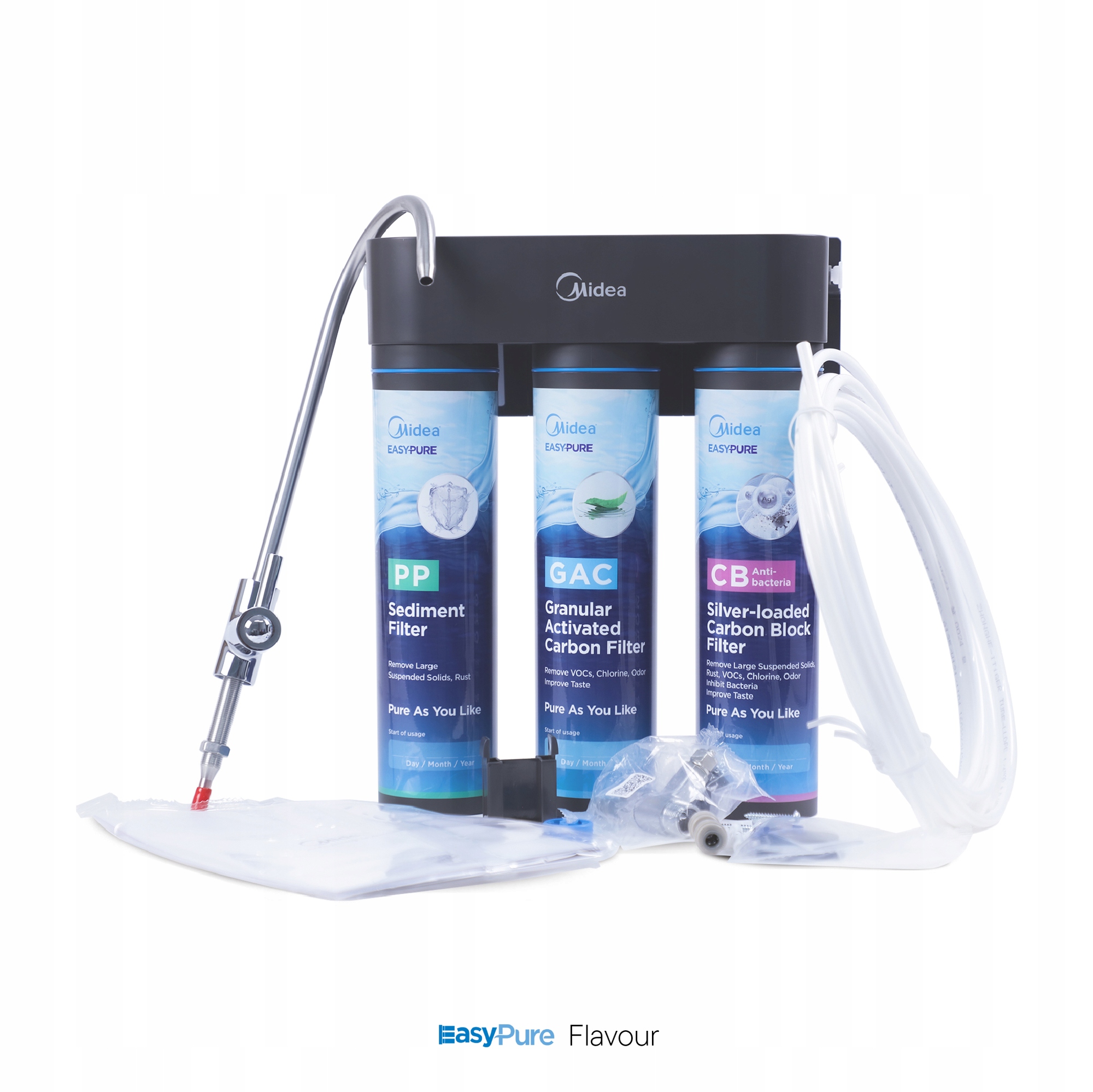 Midea EasyPure Flavour Podzemný vodný filter zlepšujúci chuť vody