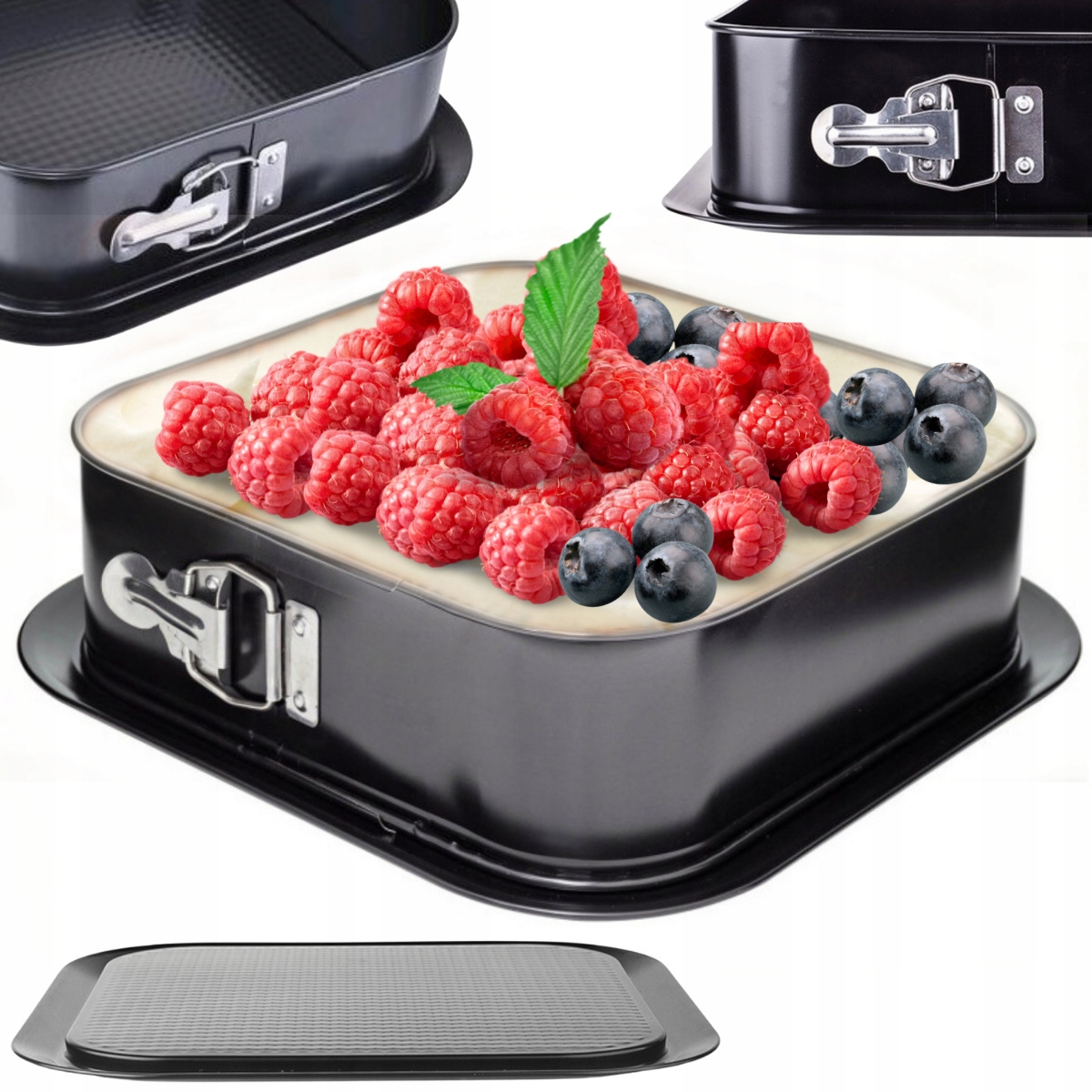 

Tortownica kwadrat Forma do pieczenia Polska 24x24