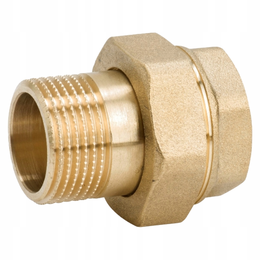 ŚRUBUNEK MOSIĘŻNY PROSTY FI 1" CAL DN25 Z USZCZELKĄ ORINGIEM SOLIDNY MOCNY