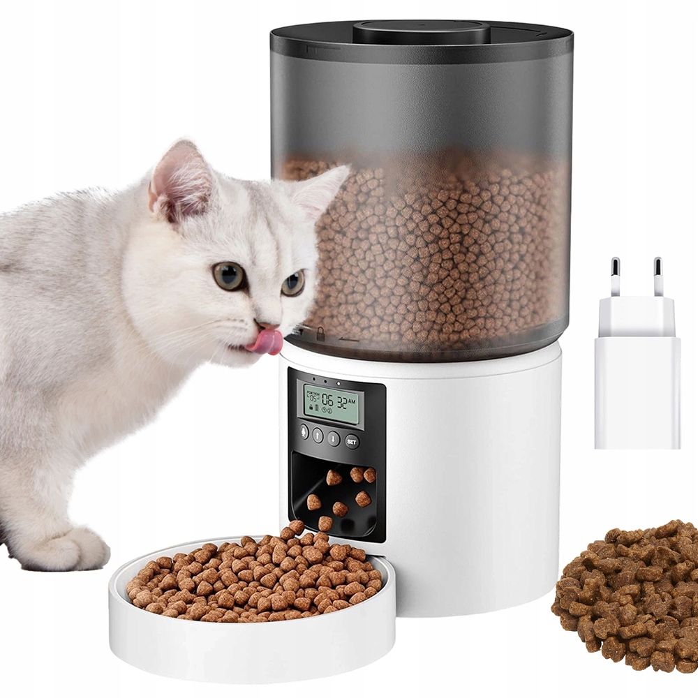 Levně 4 L Automatické Krmítko Pro Zvířata S Naprogramovaným Krmením