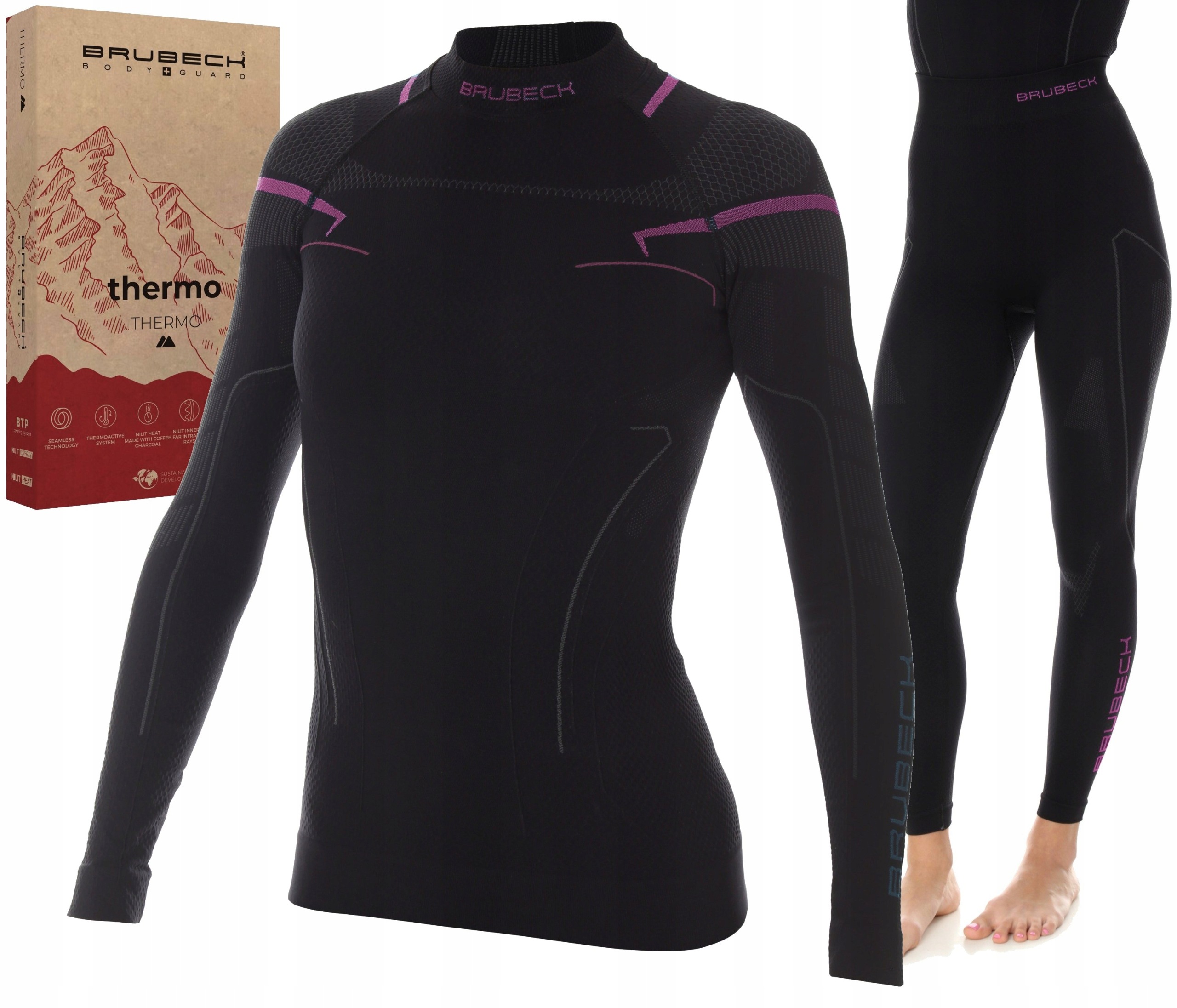 Brubeck Thermo bielizna Termoaktywna damska Odzież termiczna Trekking Góry