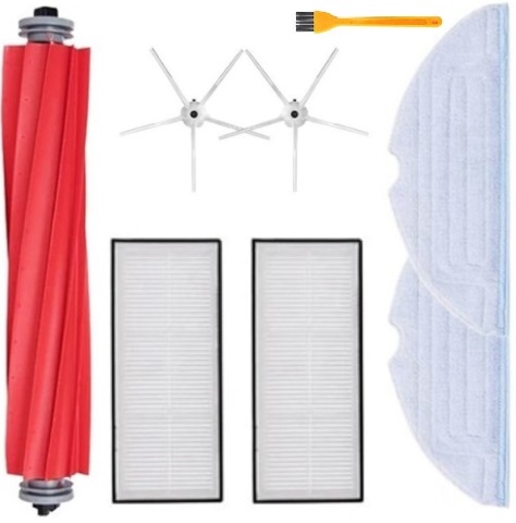 

Zestaw Filtry Szczotki Mop do Roborock S7 biały