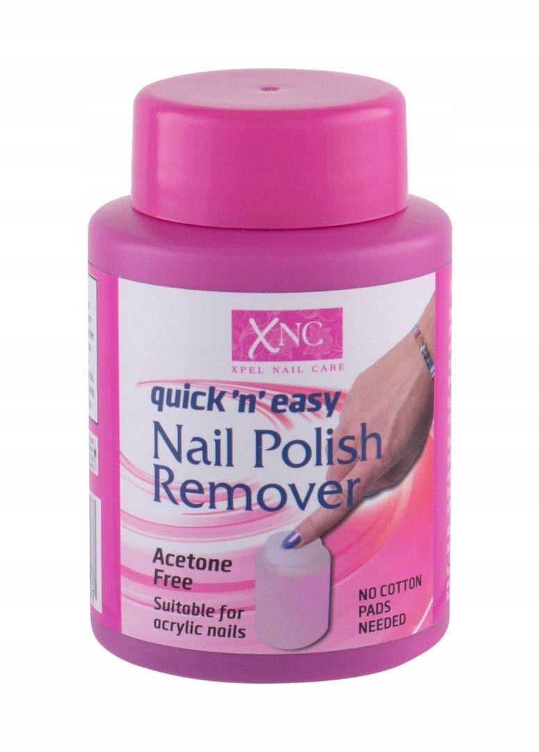 Xpel Quick 'n' Easy Nail Care Acetone Free Zmywacz do paznokci 75ml (W) (P2