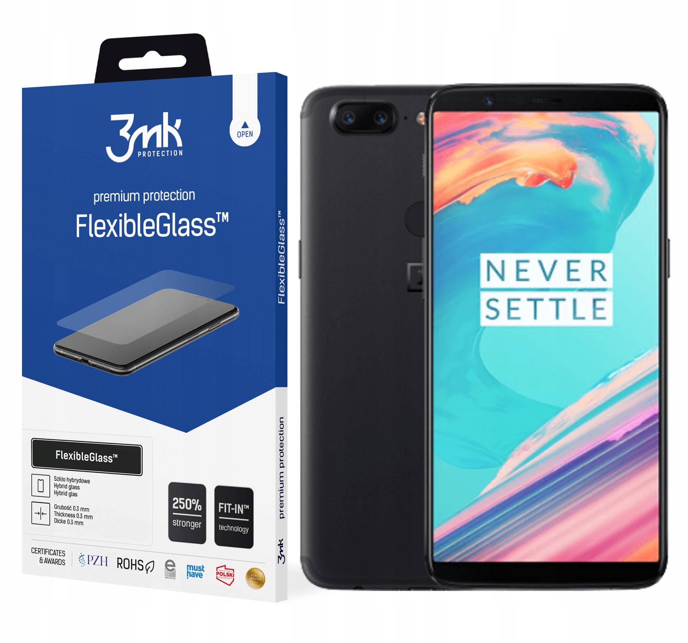 

Szkło 3MK FlexibleGlass do OnePlus 5T
