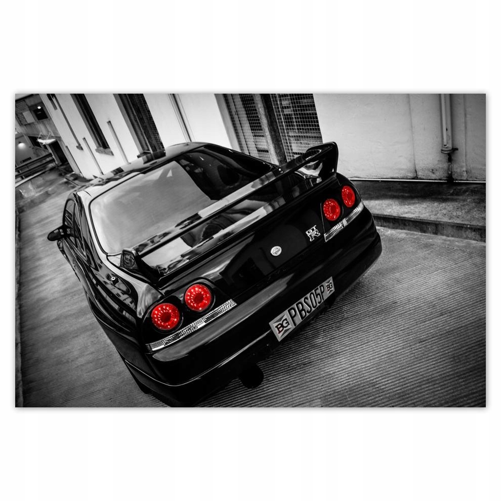 

Plakaty 60x40 Tył Nissana Gtr