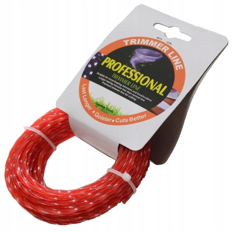 

Żyłka Kosy 2.4mm 10m Kwadrat Twistop Tnąca