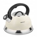 Czajnik z gwizdkiem 3L KingHoff KH-3246 BEŻOWY MAT