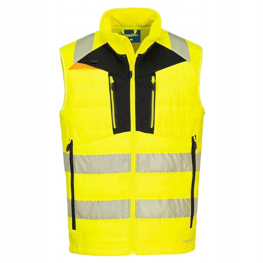 Softshellová vesta DX4 Hi-Vis Žlutá/Černá vel. S