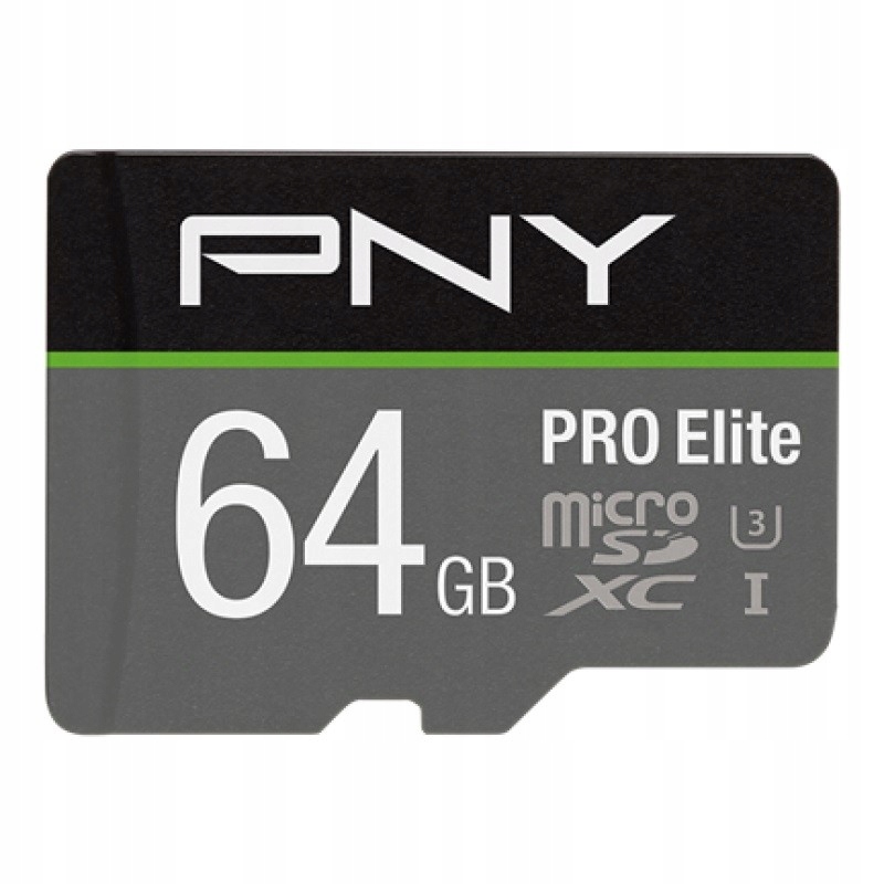 Pny 64 Gb micro Sd XC Pro Elite Uhs U3 V30 100MBs