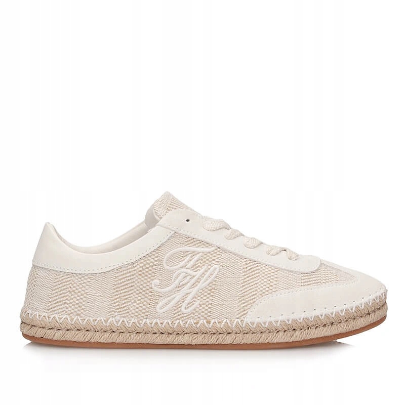 Dámské tenisky Tommy Hilfiger FW0FW091080GHW8B přírodní, béžové, šněrovací