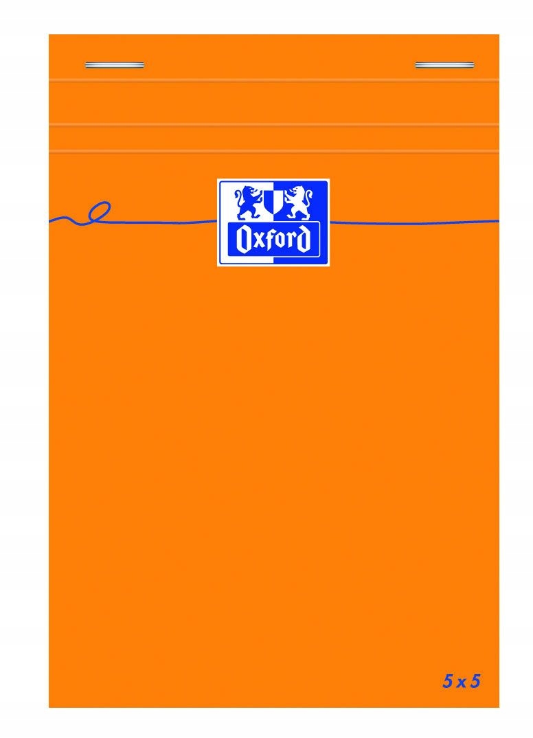 Blok notatnikowy Oxford Everyday A6 w kratkę pomar