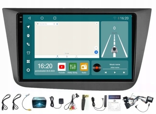 Rádio Navigace Seat Altea 2004-2015 Carplay Android 8/256GB Sim