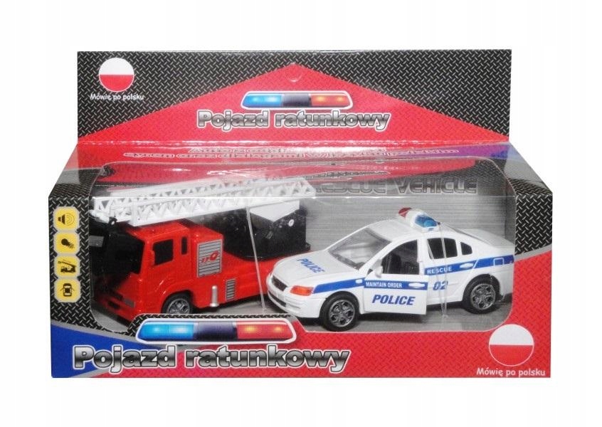 AUTO Z MODUŁEM GŁOSOWYM SŁUŻBY RATUNKOWE ORYGINAŁ