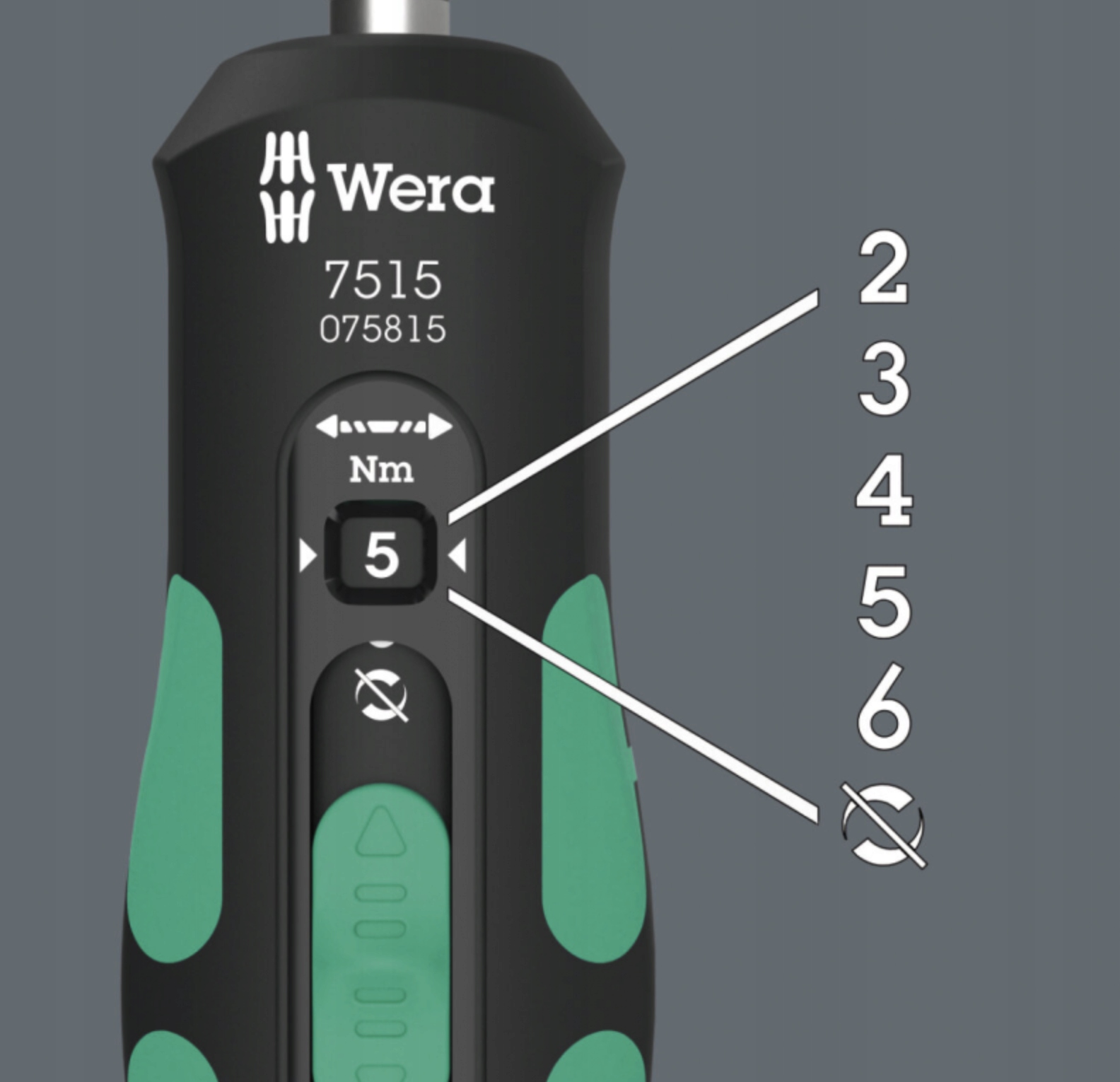 WERA Kraftform Wkrętak Dynamometryczny 2-6 Nm 1/4 Cala 1475 mm — miniatura 7