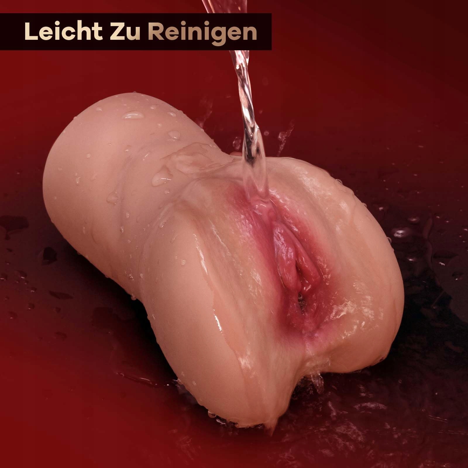 2W1 MASTURBATOR Dla Mężczyzn Realistyczna Vagina I Anus Z Podwójnym Kanałem — miniatura 6
