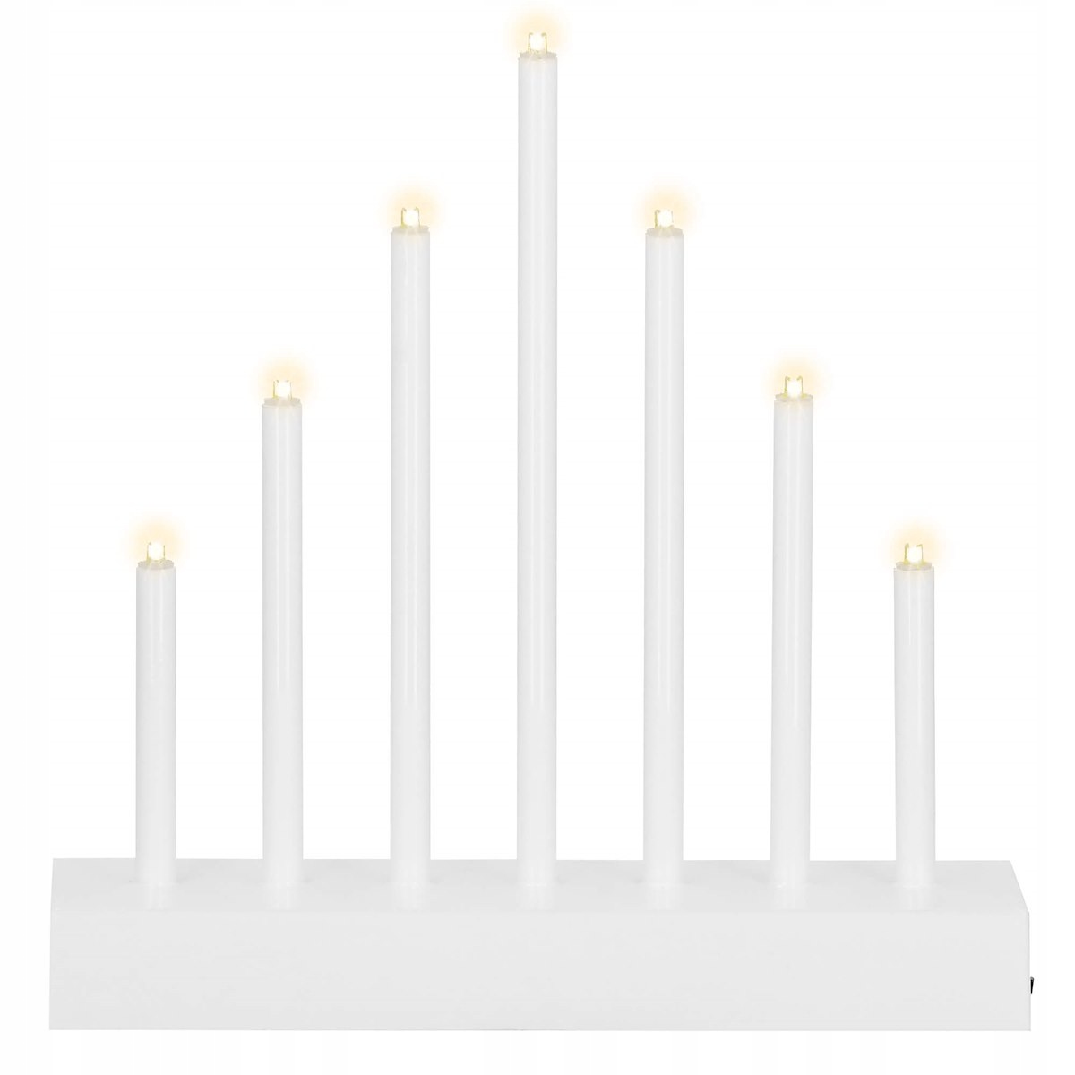 ŚWIECZNIK ADWENTOWY ŚWIECE NA OKNO LAMPKI LED 20 cm ŚWIĄTECZNA DEKORACJA Rodzaj świecznik