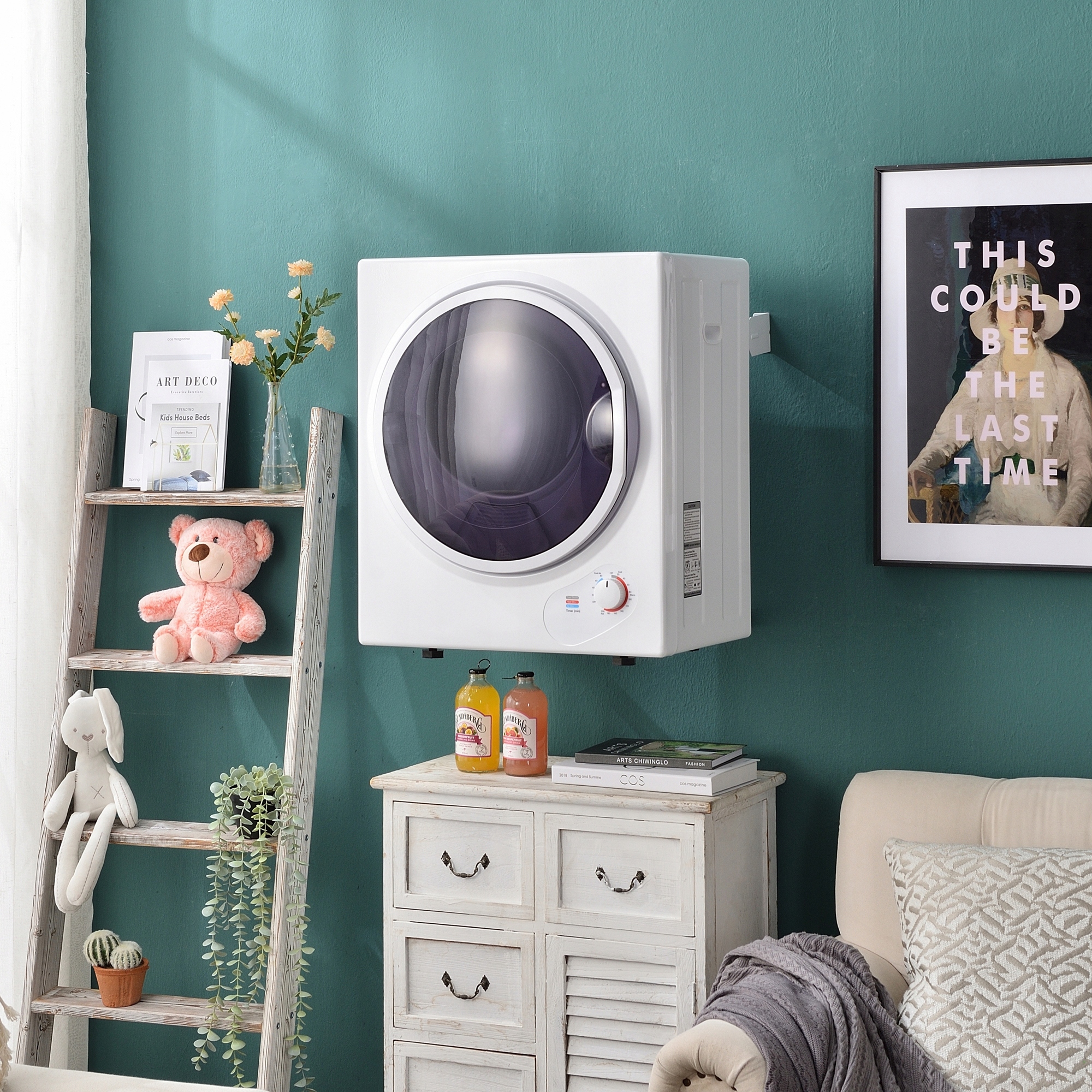 MINISUSZARKĘ BĘBNOWĄ Z MOŻLIWOŚCIĄ MONTAŻU NA ŚCIANIE Model LOONGYOON